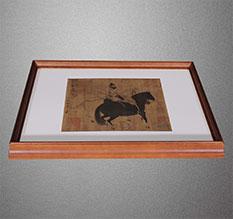 祁阳书画装裱配框服务案例